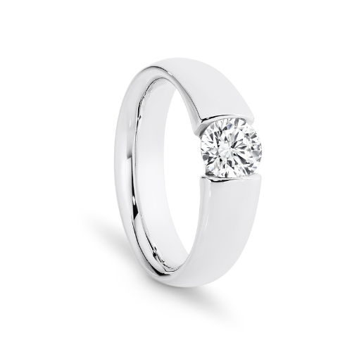 Nada Custom Diamond Ring with Platinum Band