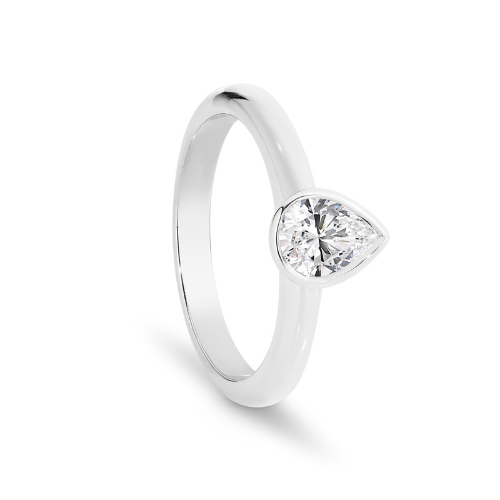 Hope Diamond Engagement Ring by Object Maker Jewellers Sydney