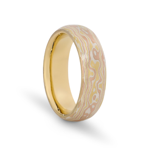 Jupiter Mokume Gane Wedding Ring by Object Maker Sydney Jewellers