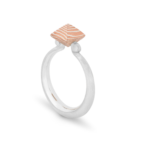Mokume Gane Ring - Bohemian by Object Maker Sydney Jewellers