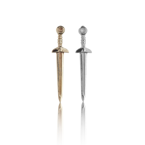 Gold and Silver Sword Studs